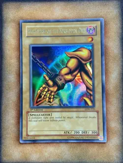 Yugioh Right Arm of the Forbidden One LOB-122 Ultra Rare 1st Ed GLOSSY PRINT NM - Image 1