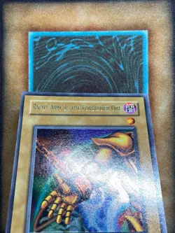 Yugioh Right Arm of the Forbidden One LOB-122 Ultra Rare 1st Ed GLOSSY PRINT NM - Image 2