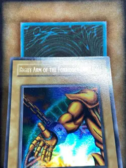 Yugioh Right Arm of the Forbidden One LOB-122 Ultra Rare 1st Ed GLOSSY PRINT NM - Image 3