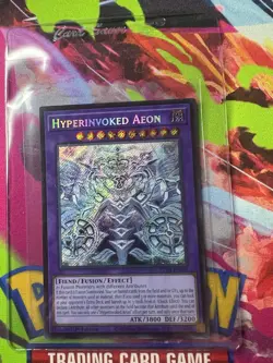 Yugioh! Hyperinvoked Aeon CORI-EN033 Chaos Origins 1st Edition Secret Rare NM - Image 1