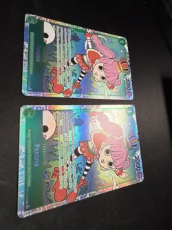 Bandai One Piece Perona Holo Character Card Lot 2x English Standard OP12-034 - Image 3