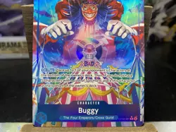 Buggy (051) (Alternate Art) OP09-051 Emperors in the New World Foil - Image 3