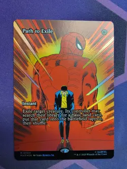 MTG Path to Exile - Borderless, English Marvel Eternal-Legal - Foil - Image 1