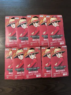 One Piece OP13 Carrying On His Will Sleeved Booster Packs Lot of 10 SEALED NEW ! - Image 1