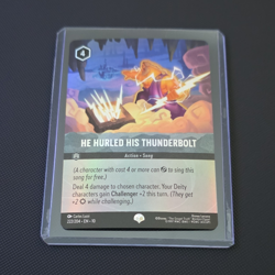 Ravensburger Disney Lorcana He Hurled His Thunderbolt 222/204 EN HoloFoil - Image 1