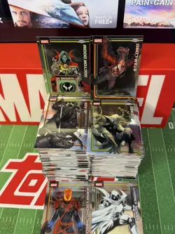 COMPLETE BASE SET (1-200) (2026 MARVEL TOPPS CHROME) - Image 1