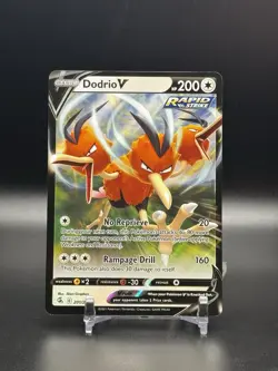 Dodrio V 201/264 2021 Pokemon SWSH Fusion Strike Ultra Rare - Image 1
