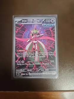 Pokemon TCG Iron Valiant EX Fan Art HP 220 157/131 - Image 1