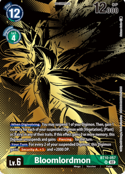 Bloomlordmon BT10-057 | Super Rare | Tamer's Evolution Box | Digimon TCG - Image 1