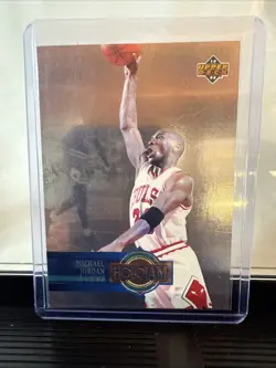 1993-94 Upper Deck - Box Set Holojam Michael Jordan #H4 Upper Deck Logo on Right - Image 1