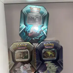 Pokemon TCG Triple Whammy Tin Sealed Destined Rivals Journey Together Set Of 3 - Image 1