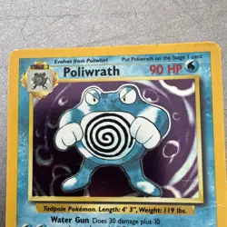 Pokemon Poliwrath Base holo Set Unlimited 13/102 LP/MP - Image 2