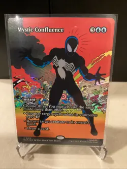 NM Borderless Foil Mystic Confluence, MTG, Marvel's Spider-Man, Magic, 12 - Image 1