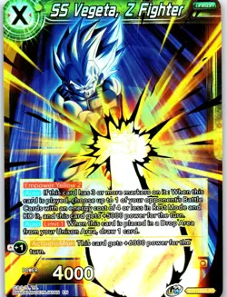 Dragon Ball Super Card Game SS Vegeta, Z Fighter Ultimate Squad BT17-084 Holo NM - Image 1
