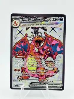 Charizard ex 215/197 SV03: Obsidian Flames Holo Full Art Ultra Rare Pokemon Card - Image 1