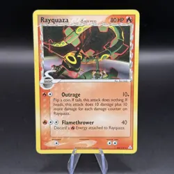 Pokemon Rayquaza Delta Species Holon Phantoms Card 26/110 EX Non-Holo - Image 1