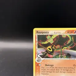 Pokemon Rayquaza Delta Species Holon Phantoms Card 26/110 EX Non-Holo - Image 3