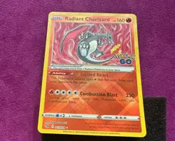 Radiant Charizard - Pokemon GO 011/078 - Near Mint + Holo Pokemon Card - in USA - Image 2