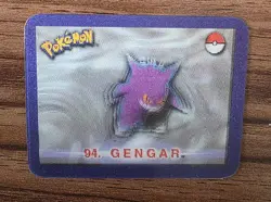 Gengar 3D/Advanced Generation Encyclopedia Lenticular GENGER NICE Pokemon Card🔥 - Image 3