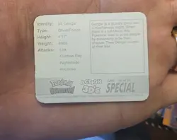 Gengar 3D/Advanced Generation Encyclopedia Lenticular GENGER NICE Pokemon Card🔥 - Image 4