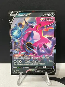 Hoopa V Pokemon TCG Sword Shield Promo Black Star SWSH176 - Image 1