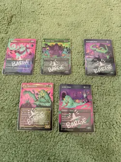 Prime Slime Secret Lair Wizard Of Barge Signed Sketched Artist Proofs MTG Magic - Image 1