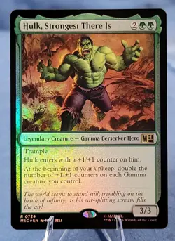 Hulk, Strongest There Is FOIL MSC 724 Commander: Marvel Super Heroes M/NM - Image 1
