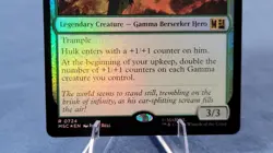 Hulk, Strongest There Is FOIL MSC 724 Commander: Marvel Super Heroes M/NM - Image 3
