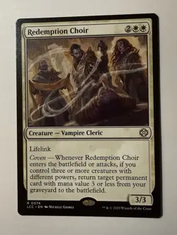 Redemption Choir X1 LCC MTG The Lost Caverns of Ixalan Commander - Image 1