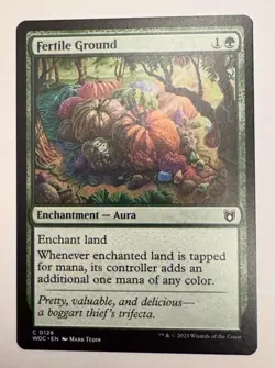 Fertile Ground #126 MTG Commander Wilds of Eldraine NM X1 - Image 1