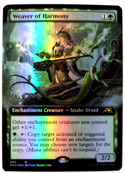 Weaver of Harmony (Extended Art) - Kamigawa: Neon Dynasty (NEO) Foil - EN- R0483 - Image 1