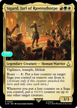 Sigurd, Jarl of Ravensthorpe - Foil - ACR - 66 NM/LP - Image 1