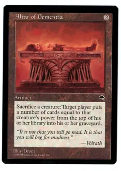 Altar of Dementia -- MTG (SP+/NM Quality) - Tempest - See pics/scans! - Image 1