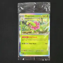 STAFF SEALED Meganium Alakazam Mega Evolution Prerelease Promo Pokemon Cards - Image 1