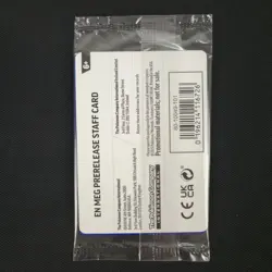 STAFF SEALED Meganium Alakazam Mega Evolution Prerelease Promo Pokemon Cards - Image 3