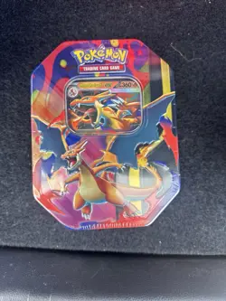 Mega Charizard Ex Tin - Mega Charizard X EX - Pokemon TCG Sealed - Image 1