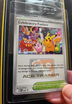 Sealed 2025 Celebratory Fanfare Trainer Ace Trainer Promo MEP 028 English ENG - Image 2