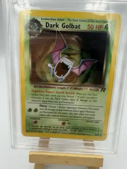 Pokemon Dark Golbat Holo 7/82 Team Rocket 2000 GetGraded 8 Near Mint TCG - Image 2