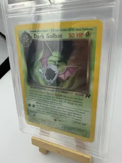 Pokemon Dark Golbat Holo 7/82 Team Rocket 2000 GetGraded 8 Near Mint TCG - Image 3