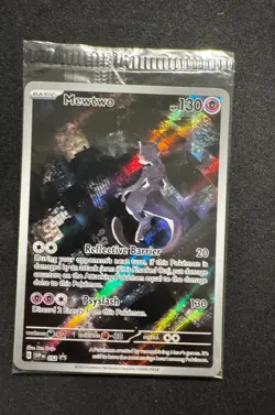 Mewtwo 052 Holo Promo Scarlet & Violet 151 UPC Promo Pokemon English SEALED - Image 1