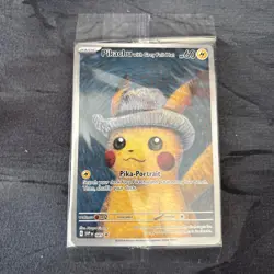 [SEALED] Pokemon TCG Pikachu With Grey Felt Hat Van Gogh Black Star Promo 085 - Image 1