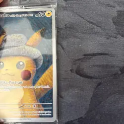 [SEALED] Pokemon TCG Pikachu With Grey Felt Hat Van Gogh Black Star Promo 085 - Image 3