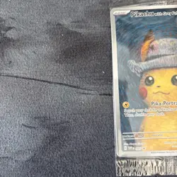 [SEALED] Pokemon TCG Pikachu With Grey Felt Hat Van Gogh Black Star Promo 085 - Image 4