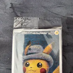 [SEALED] Pokemon TCG Pikachu With Grey Felt Hat Van Gogh Black Star Promo 085 - Image 5