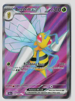 Beedrill ex 098/086 Ultra Rare Chaos Rising Pokemon Holo NM - Image 1