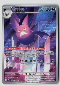 Crobat 093/086 Holo Illustration Rare Chaos Rising Pokemon NM - Image 1