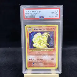 NINETALES 15/108 EVOLUTIONS POKEMON PSA 8.5 - Image 1