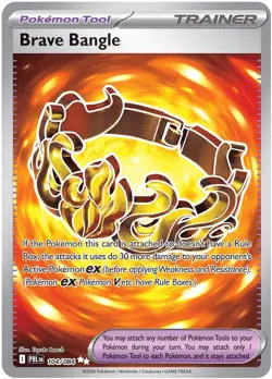Brave Bangle 104/084 ME05: Pitch Black NM Holofoil - Image 1