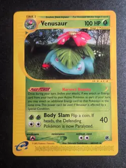 Venusaur 68/165 NM Expedition Base Set Rare Pokemon - Image 1