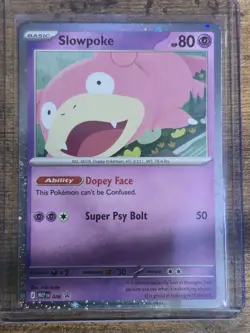 Pokemon TCG - Slowpoke Promo MEP 086 Pitch Black Checklane - NM - Image 1